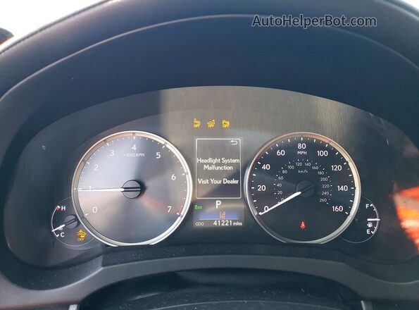 JTHD81F24N5048070 2022 LEXUS IS White Widok zestawu wskaźników