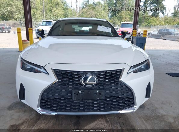 JTHD81F24R5052738 2024 LEXUS IS 300 White Vista del cuadro de instrumentos