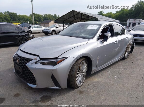 JTHD81F26P5050891 2023 LEXUS IS 300 Silver წინა მარცხენა ხედი სამი მეოთხედიდან