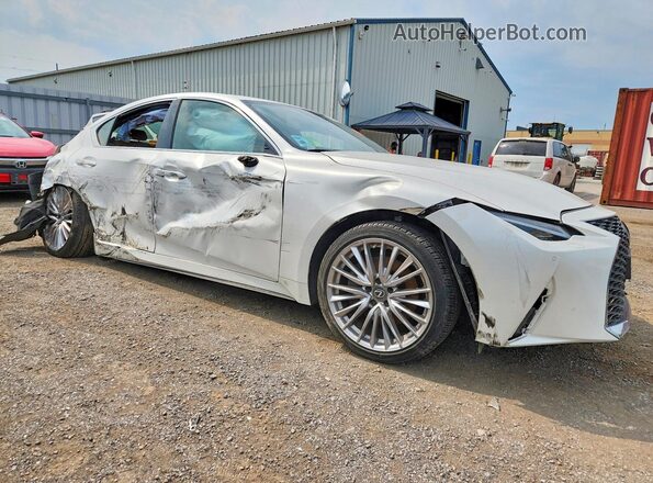 JTHD81F29N5049683 2022 LEXUS IS Белый Передняя правая четверть