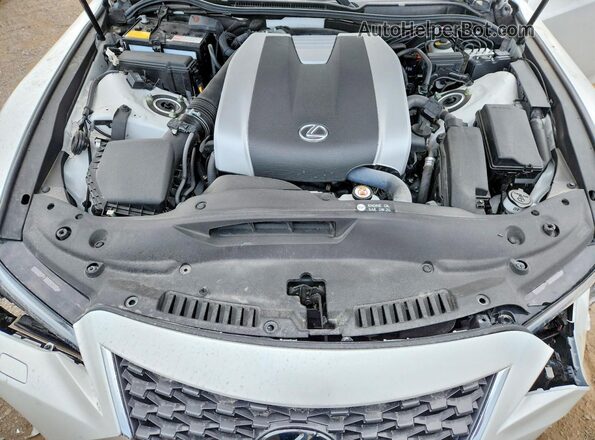 JTHD81F29N5049683 2022 LEXUS IS Белый Вид задней части салона