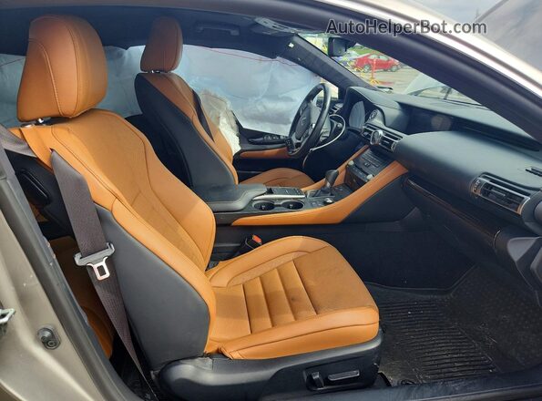 JTHD85EC5M5006264 2021 LEXUS RC Silver Vista interior delantera