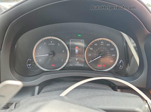 JTHD85EC5M5006264 2021 LEXUS RC Silver Vista del cuadro de instrumentos