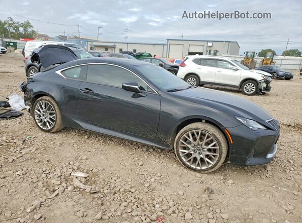 JTHD85ECXM5006387 2021 LEXUS RC Black Delantero derecho