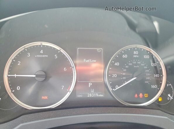 JTHD85ECXM5006387 2021 LEXUS RC Black Vista del cuadro de instrumentos