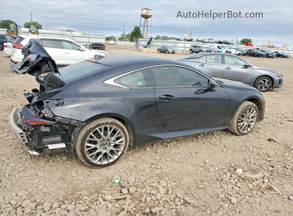 JTHD85ECXM5006387 2021 LEXUS RC Black Trasero derecho