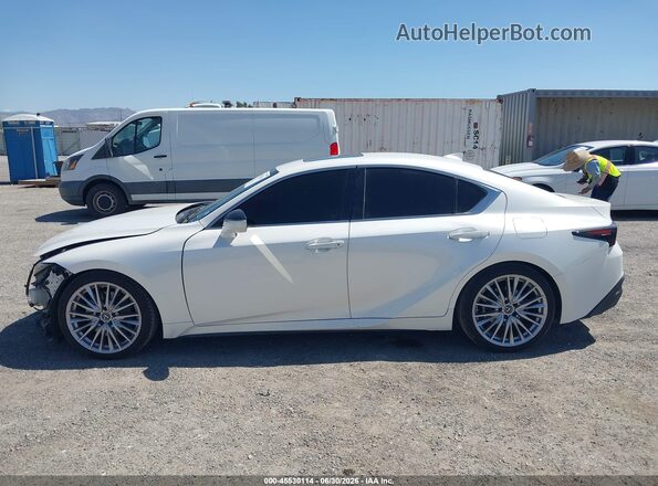 JTHDA1D25N5119574 2022 LEXUS IS 300 White სალონის 360-გრადუსიანი ხედი
