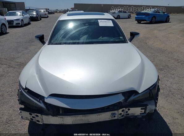 JTHDA1D25N5119574 2022 LEXUS IS 300 White ხელსაწყოთა პანელის ხედი