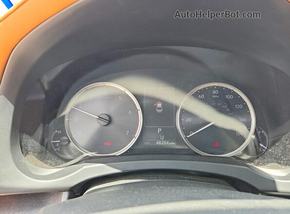 JTHDA1D26N5121740 2022 LEXUS IS Red Widok zestawu wskaźników