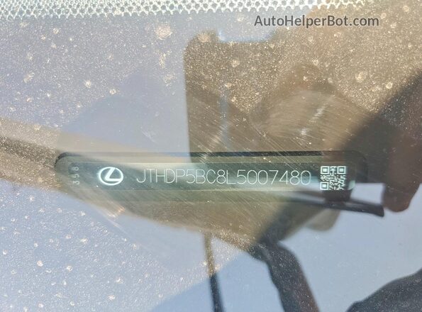 JTHDP5BC8L5007480 2020 LEXUS RC Silver ძრავის განყოფილების ხედი