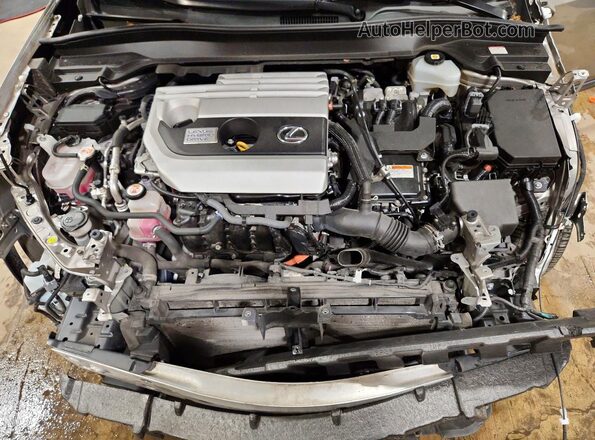 JTHE9JBH3L2032677 2020 LEXUS UX Silver ძრავის განყოფილების ხედი