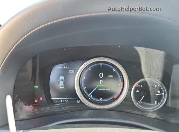 JTHEZ1BL4LA019639 2020 LEXUS GS White Widok zestawu wskaźników