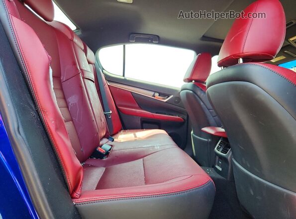 JTHEZ1CL3LA012163 2020 LEXUS GS Blue უკანა სავარძლების ხედი