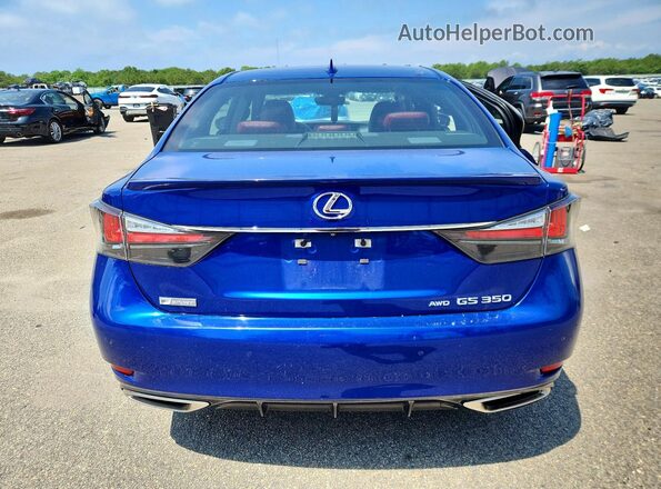 JTHEZ1CL3LA012163 2020 LEXUS GS Blue უკანა ხედი