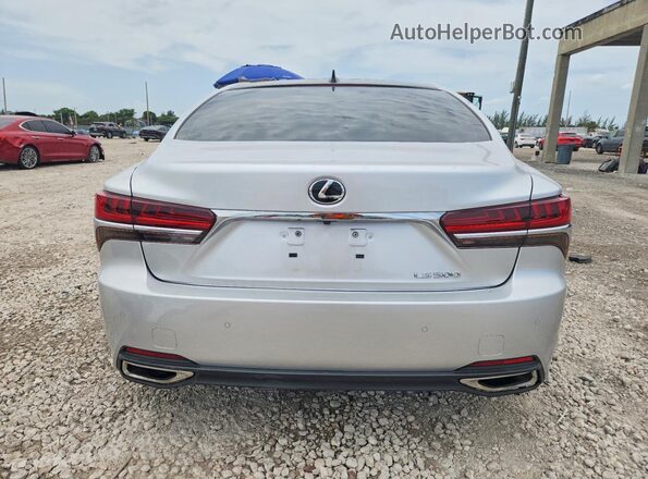 JTHG5LFF9L5011260 2020 LEXUS LS Silver Հետևի տեսք