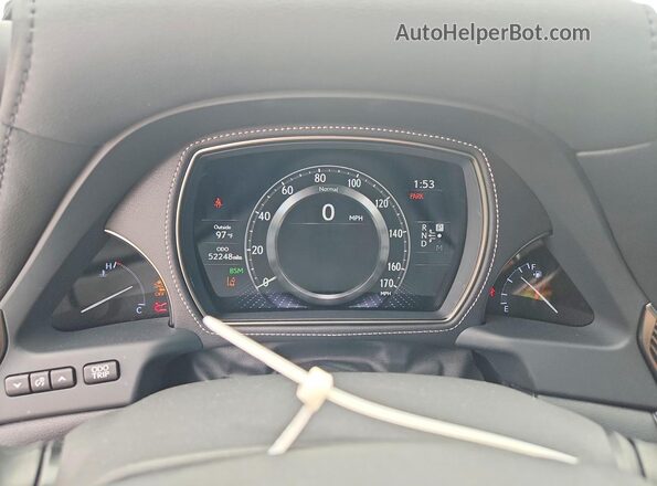 JTHG5LFF9L5011260 2020 LEXUS LS Silver Սարքավորումների վահանակի տեսք