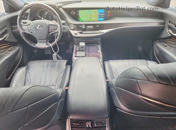 JTHG5LFF9L5011260 2020 LEXUS LS Silver Առջևի վահանակի տեսք