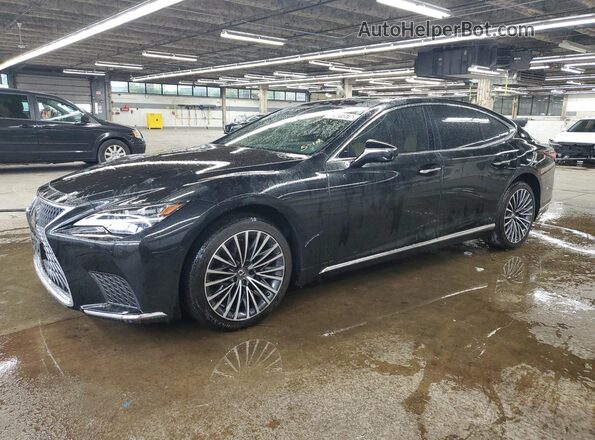 JTHG5LGF7R5012494 2024 LEXUS LS Black VIN კოდის სტიკერის ხედი