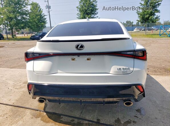 JTHG81F20P5051936 2023 LEXUS IS White Հետևի տեսք