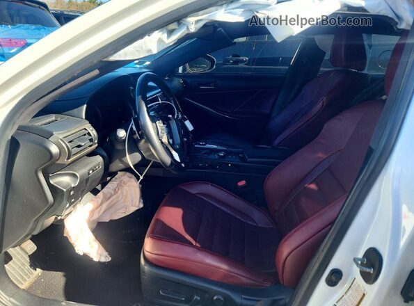 JTHG81F29L5042985 2020 LEXUS IS White Սալոնի դիմացի տեսք