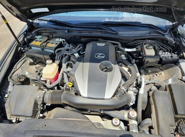 JTHGA1D25L5106351 2020 LEXUS IS Black უკანა სალონის ხედი