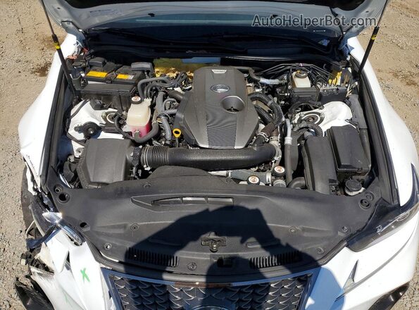 JTHGA1D29L5104313 2020 LEXUS IS White უკანა სალონის ხედი