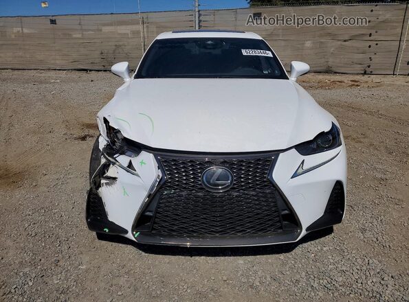 JTHGA1D29L5104313 2020 LEXUS IS White წინა ხედი