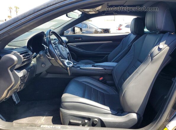 JTHGA5BC5N5012220 2022 LEXUS RC Black Սալոնի դիմացի տեսք