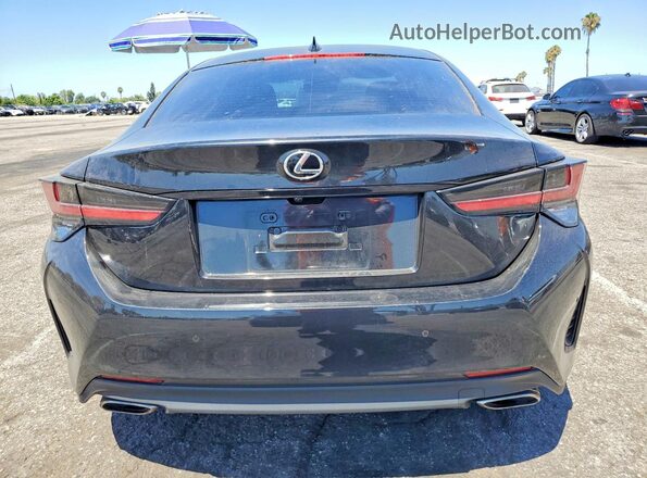 JTHGA5BC5N5012220 2022 LEXUS RC Black Հետևի տեսք