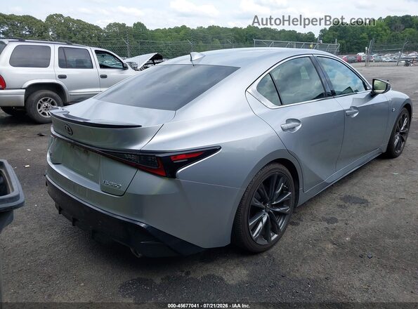 JTHGZ1B20M5048145 2021 LEXUS IS 350 Silver Հետևի աջ