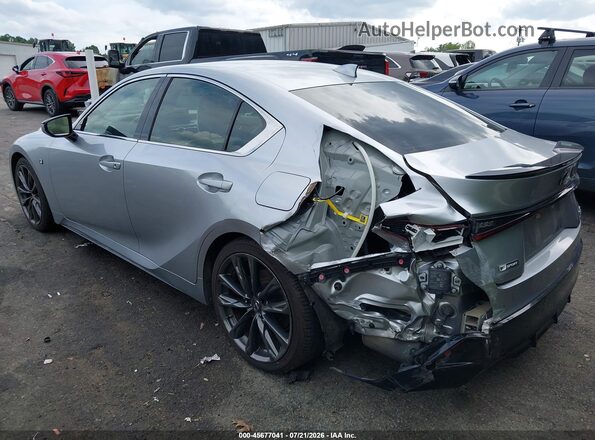 JTHGZ1B20M5048145 2021 LEXUS IS 350 Silver Հետևի ձախ