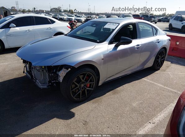 JTHGZ1B20T5095870 2026 LEXUS IS 350 Silver Առջևի ձախ երեք քառորդ տեսարան