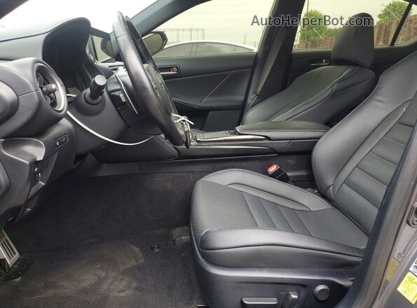 JTHGZ1B21M5044718 2021 LEXUS IS Gray წინა სალონის ხედი