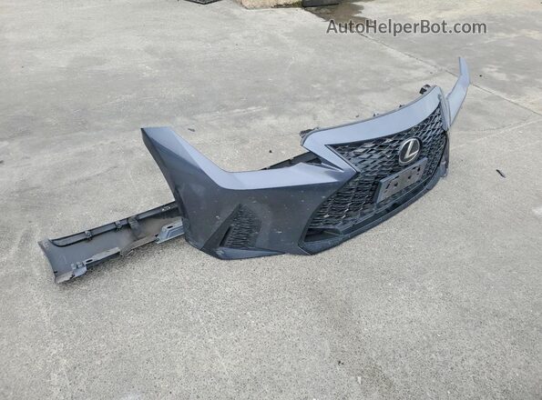 JTHGZ1B21M5044718 2021 LEXUS IS Gray ძრავის განყოფილების ხედი