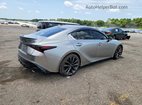 JTHGZ1B21M5044900 2021 LEXUS IS Gray Rear right