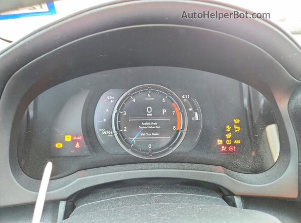 JTHGZ1B21P5059868 2023 LEXUS IS Silver Instrument cluster view