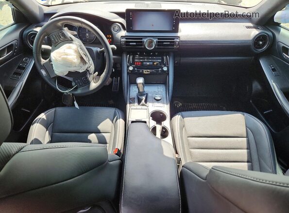 JTHGZ1B21P5059868 2023 LEXUS IS Silver Dashboard view