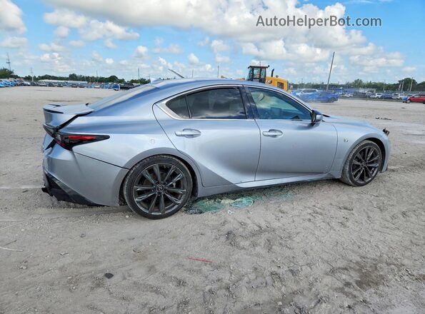 JTHGZ1B22M5037809 2021 LEXUS IS Silver Rear right