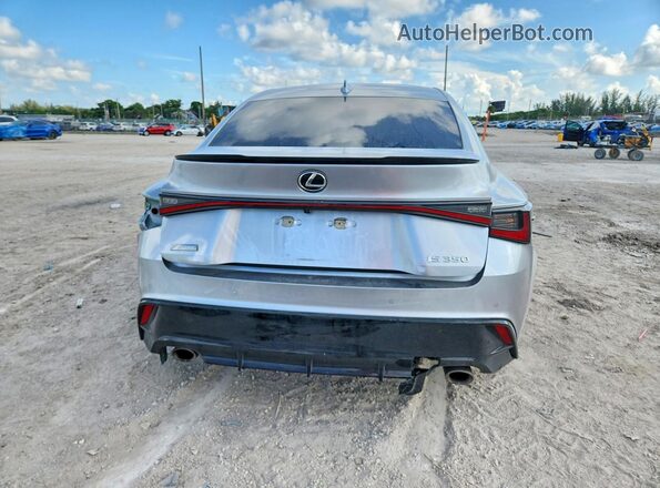 JTHGZ1B22M5037809 2021 LEXUS IS Silver Rear view