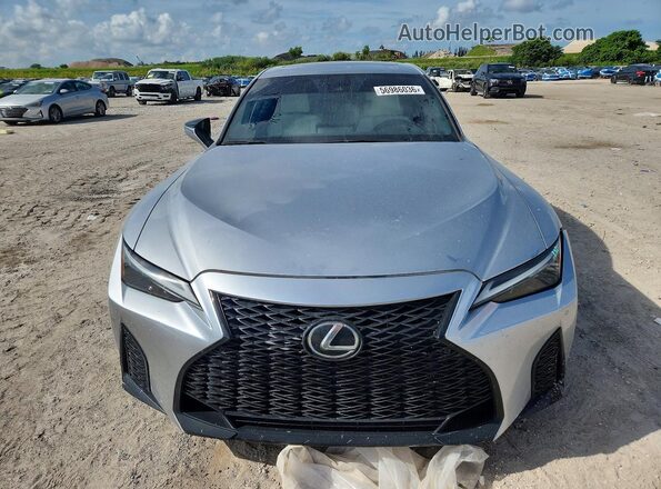 JTHGZ1B22M5037809 2021 LEXUS IS Silver Front view