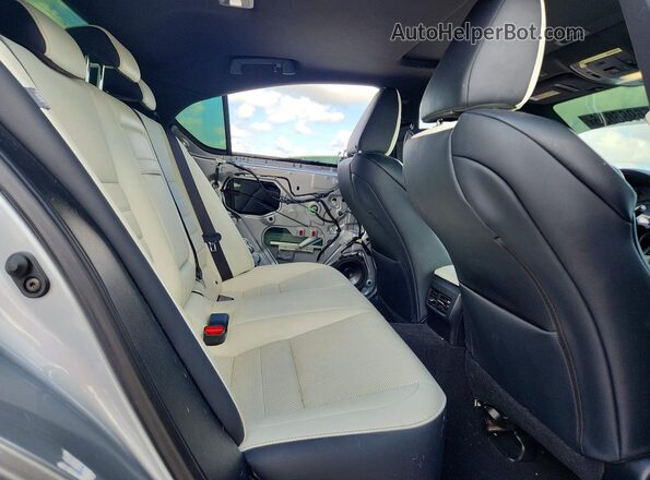 JTHGZ1B22M5037809 2021 LEXUS IS Silver Rear seats view