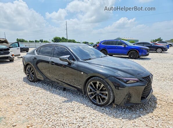 JTHGZ1B22M5045523 2021 LEXUS IS Black Առջևի աջ