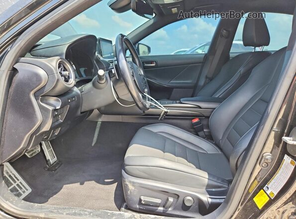 JTHGZ1B22M5045523 2021 LEXUS IS Black Սալոնի դիմացի տեսք