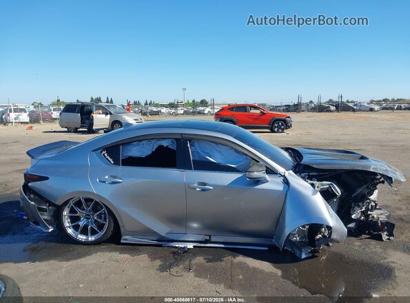 JTHGZ1B22N5056877 2022 LEXUS IS 350 Silver უკანა სალონის ხედი