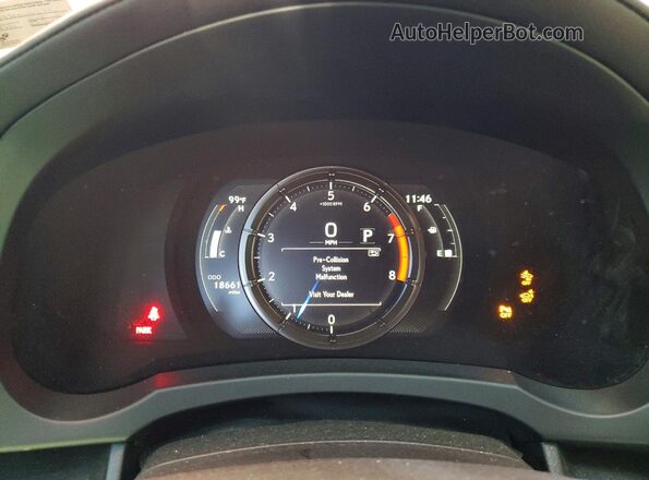 JTHGZ1B23P5070774 2023 LEXUS IS Black Vista del cuadro de instrumentos