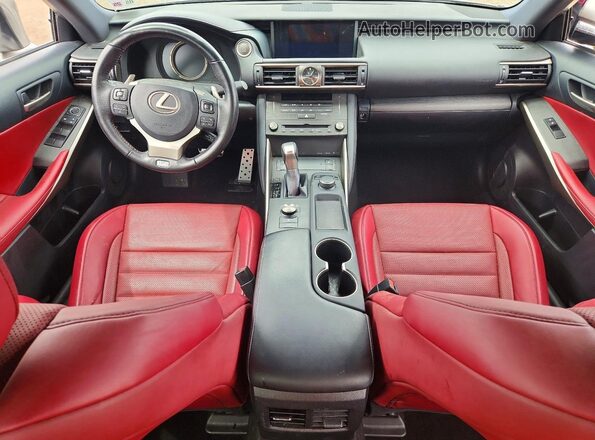 JTHGZ1B24L5035395 2020 LEXUS IS Silver Առջևի վահանակի տեսք