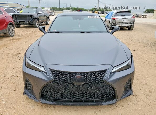 JTHGZ1B24M5037956 2021 LEXUS IS Gray Вид спереду
