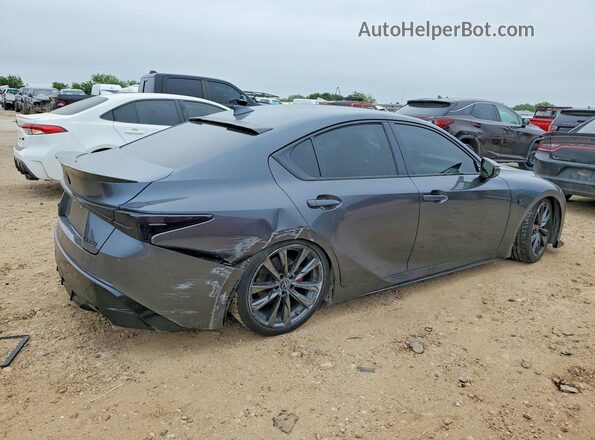 JTHGZ1B24M5037956 2021 LEXUS IS Gray Задня права чверть