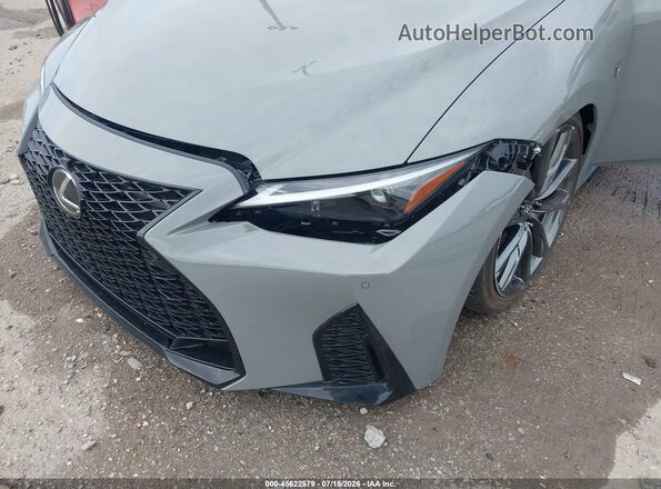 JTHGZ1B24R5080426 2024 LEXUS IS 350 Gray Widok z przodu
