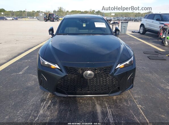 JTHGZ1B24R5081639 2024 LEXUS IS 350 Black უკანა სალონის ხედი